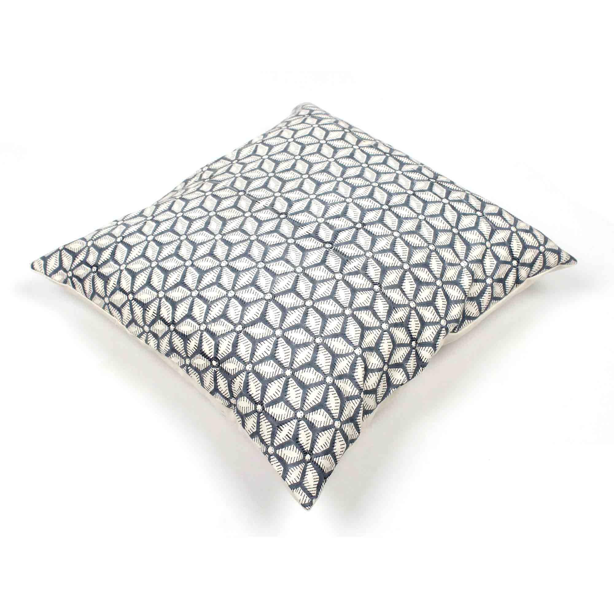 Hand-block Cotton Cushion Covers - SanskrutiHomes 