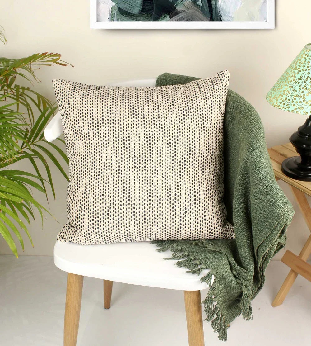 100% Cotton handweave Cushion Covers. - SanskrutiHomes 