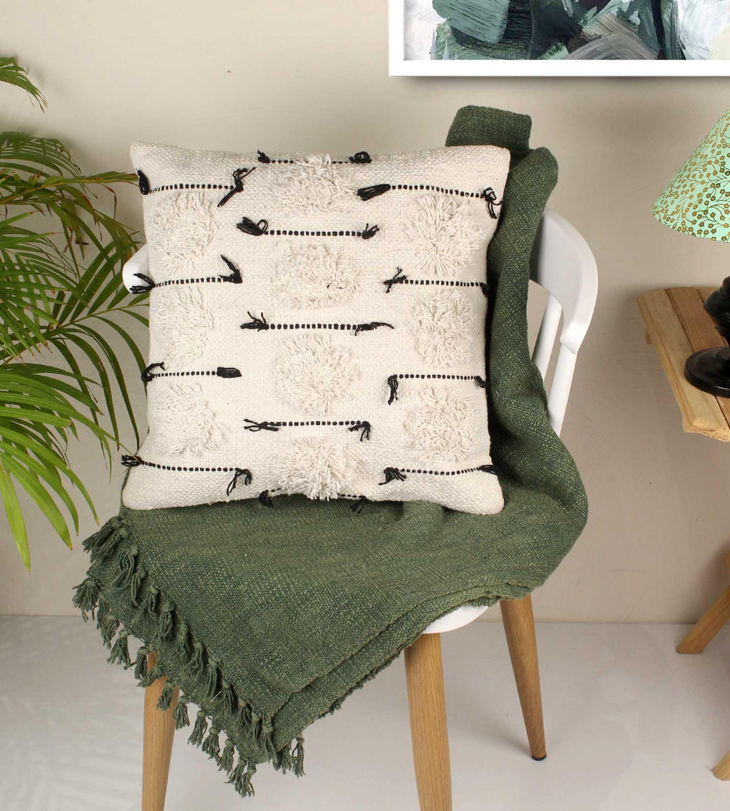Hand-weaved Cushion Covers - SanskrutiHomes 