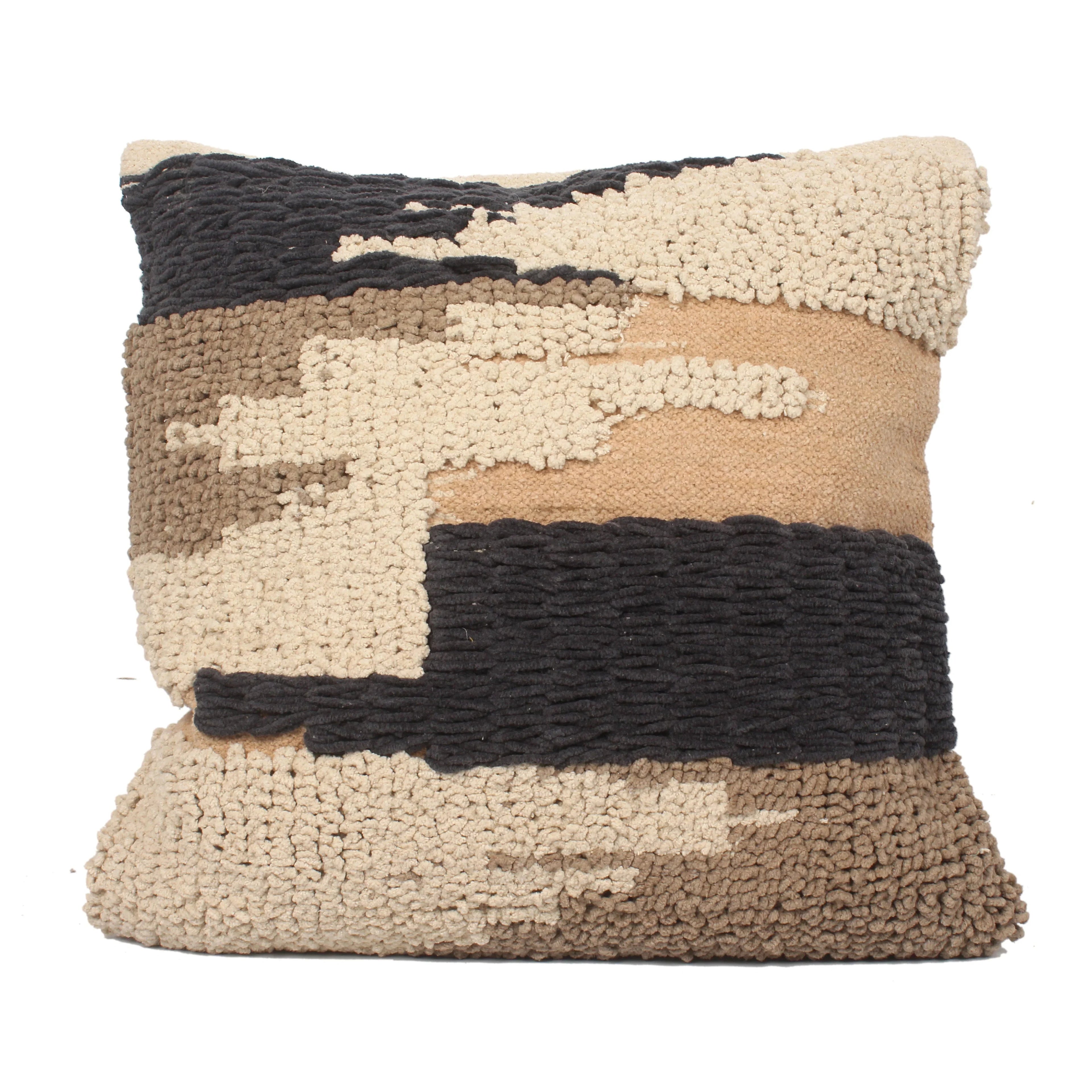 Hand-weaved Cushion woven covers - SanskrutiHomes 