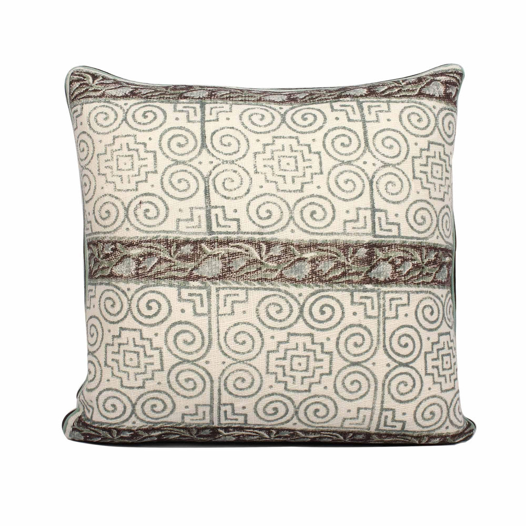 Hand-made blockprint Cotton Cushion Covers - SanskrutiHomes 