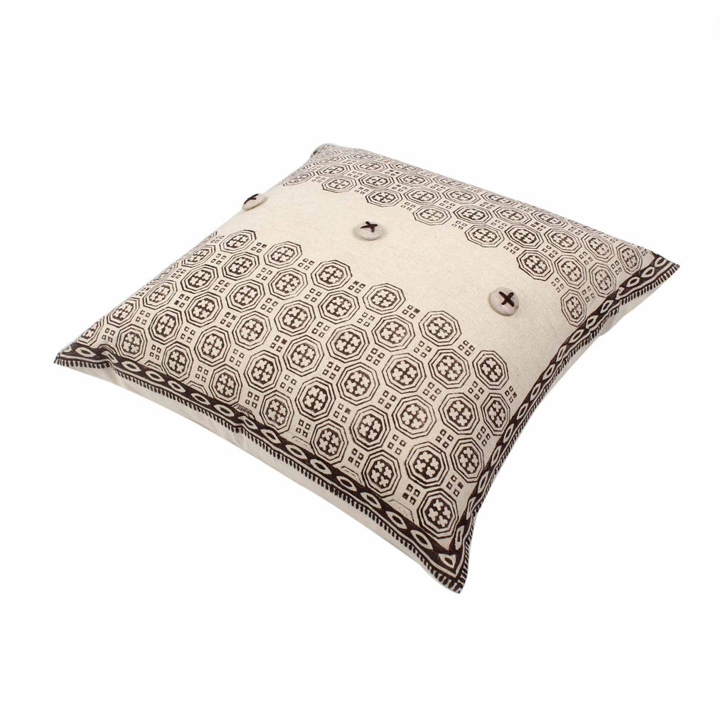 Hand-made blockprint Cotton Cushion Covers - SanskrutiHomes 