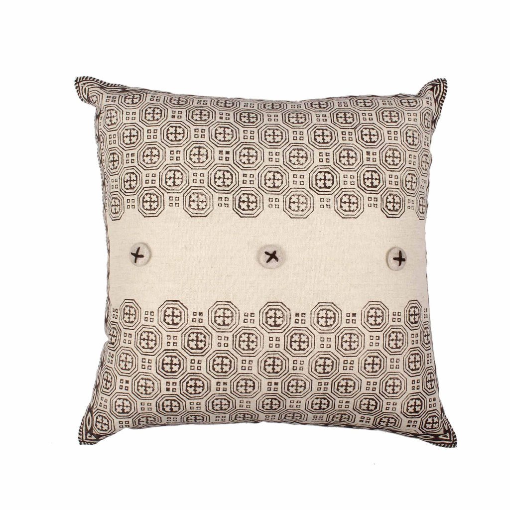 Hand-made blockprint Cotton Cushion Covers - SanskrutiHomes 
