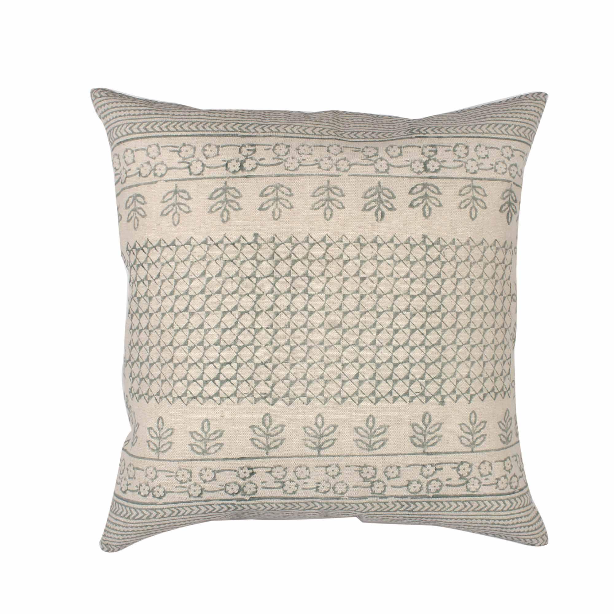Hand-made blockprint Cotton Cushion Covers - SanskrutiHomes 