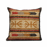 Designer Hand-made Jute Cushion Cover - SanskrutiHomes 