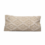 Hand-made Cotton Off-White Pillow Cover - SanskrutiHomes 