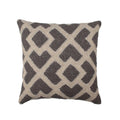 Grey 100% Jute Cushion Covers. - SanskrutiHomes 