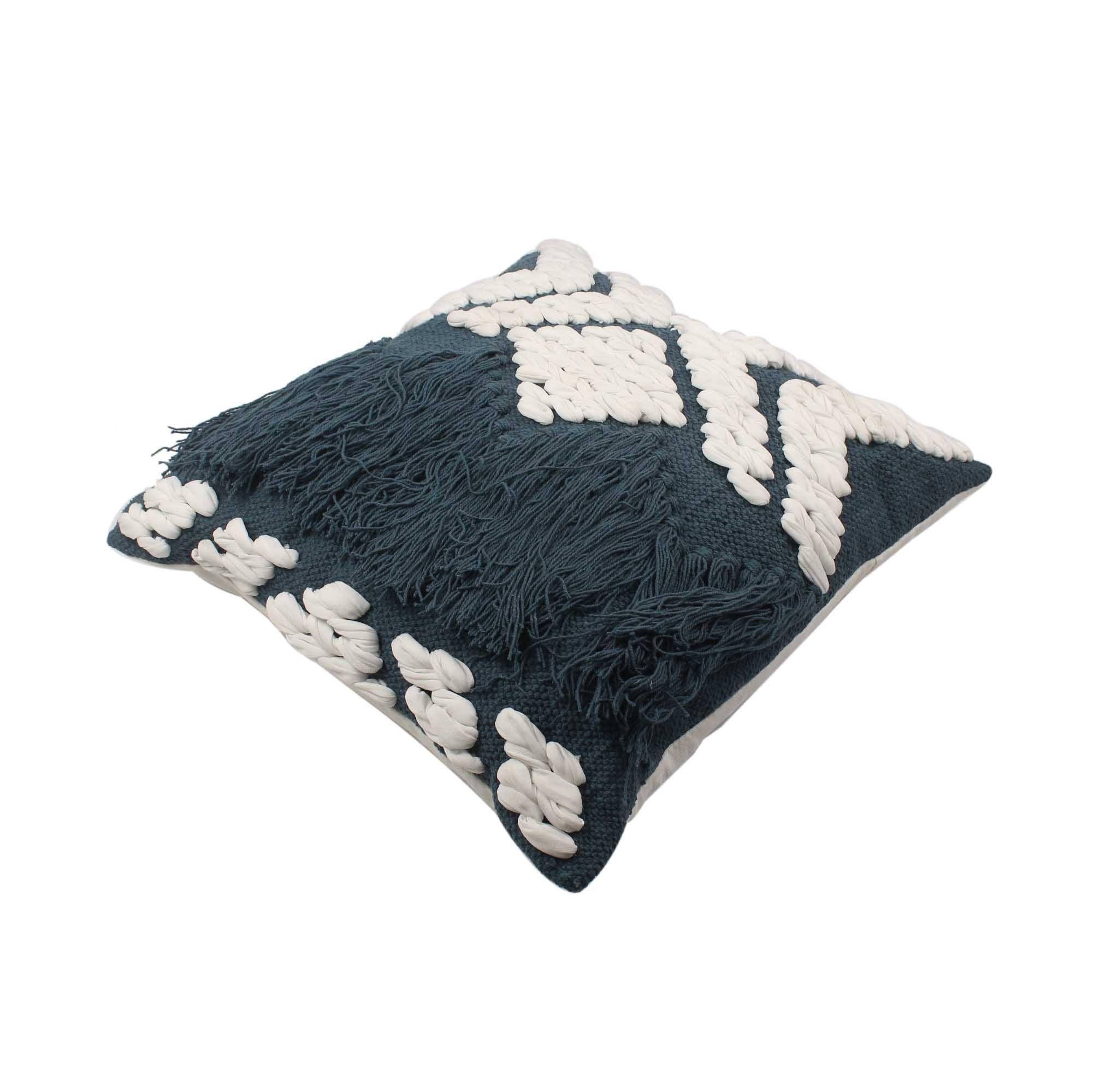Bohemian hand-made Cotton woven Cushion Covers (Set of 2 ) - SanskrutiHomes 