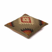 Multi-color Hand-made jute Cushion Cover - SanskrutiHomes 