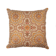 Multi-Color Embroidered Cotton Cushion Cover