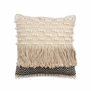 Tassle Hand-made Set of Two Cotton Cushion Covers - SanskrutiHomes 