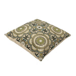 Green Cotton Cushion Cover - SanskrutiHomes 