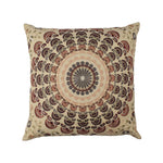 Hand Embroidered Cotton Multicolor Cushion Cover - SanskrutiHomes 