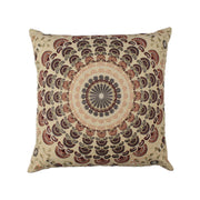 Hand Embroidered Cotton Multicolor Cushion Cover - SanskrutiHomes 