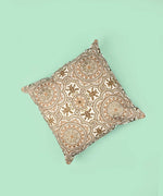 Multi-color Embroidered Cotton Cushion Cover - SanskrutiHomes 
