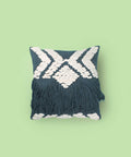 Hand-made Cotton NAVY BLUE Cushion Cover - SanskrutiHomes 
