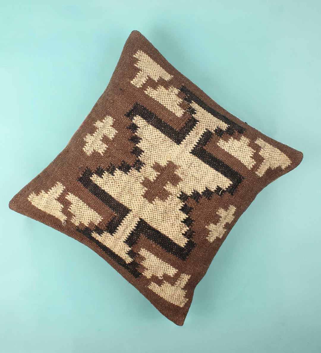 Designer Handcrafted Jute Cushion Cover