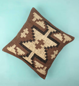 Designer Handcrafted Jute Cushion Cover