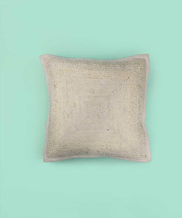 Hand-made Jute Cushion Cover - SanskrutiHomes 