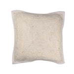Hand-made Jute Cushion Cover - SanskrutiHomes 
