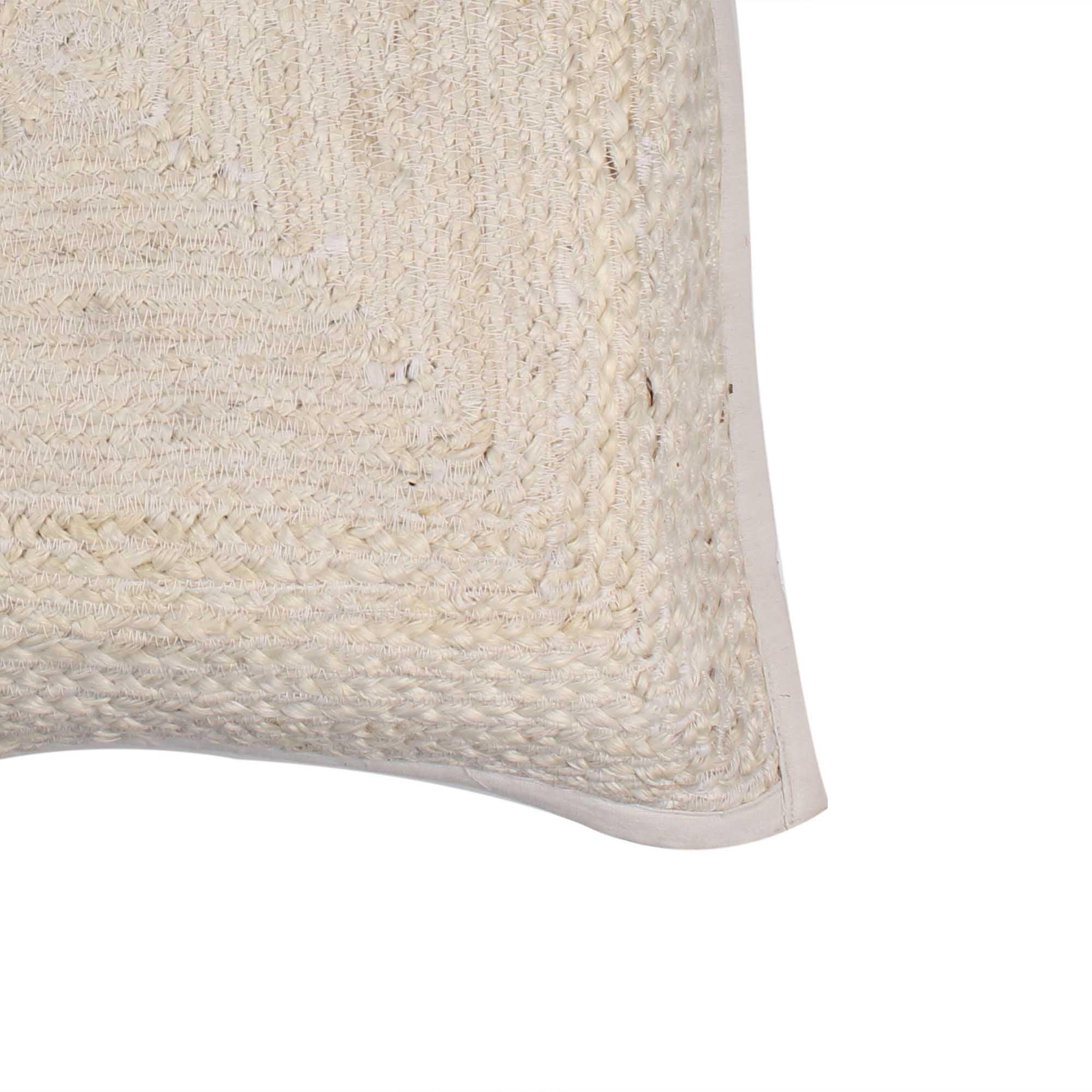 Natural 100% Jute Cushion Covers.(set of 2 ) - SanskrutiHomes 