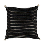 Black Kasha Set of 3 Cushion Covers - SanskrutiHomes 