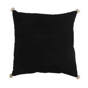 Black Kasha Set of 3 Cushion Covers - SanskrutiHomes 