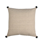 Black Kasha Set of 3 Cushion Covers - SanskrutiHomes 