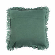 Bottle Green Hand-made Pure Cotton Cushion Cover - SanskrutiHomes 