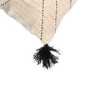 Off-White  Tassels Hand-Made Pure Cotton Cushion Cover