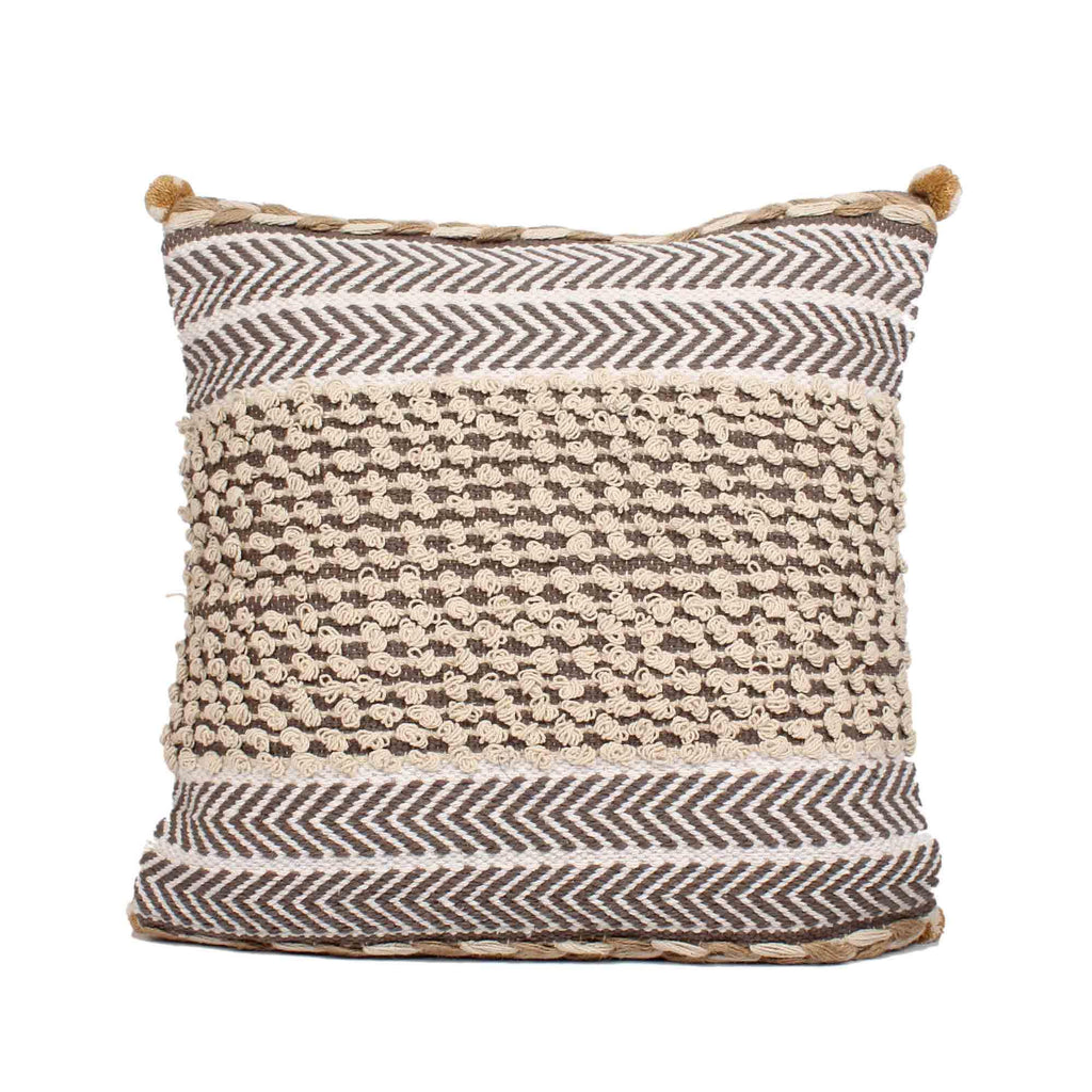 Hand-made Cotton Multicolor Pillow Cover - SanskrutiHomes 