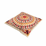 Hand-made Cotton Embroidered Cushion Cover - SanskrutiHomes 