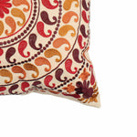 Hand-made Cotton Embroidered Cushion Cover - SanskrutiHomes 