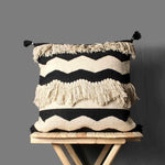 Hand-weaved 100% Cotton woven Rug with set of 2 Cushion Covers - SanskrutiHomes 