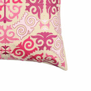 Pink Hand-made Cotton Cushion Cover - SanskrutiHomes 