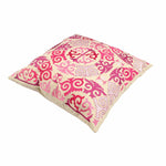 Pink Hand-made Cotton Cushion Cover - SanskrutiHomes 