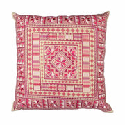 Pink Hand-Made Cotton Cushion Cover
