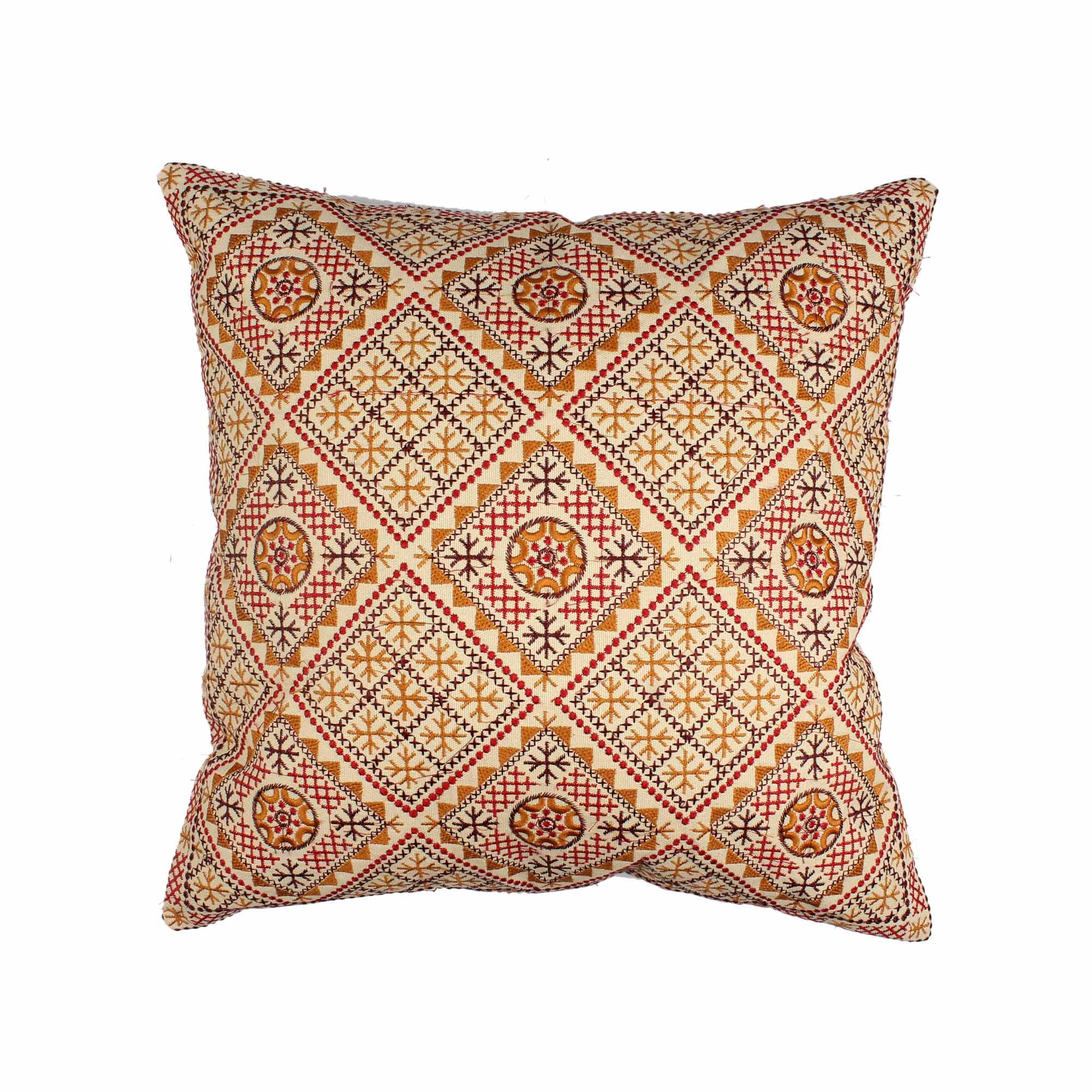 Hand-made Cotton Cushion Cover - SanskrutiHomes 