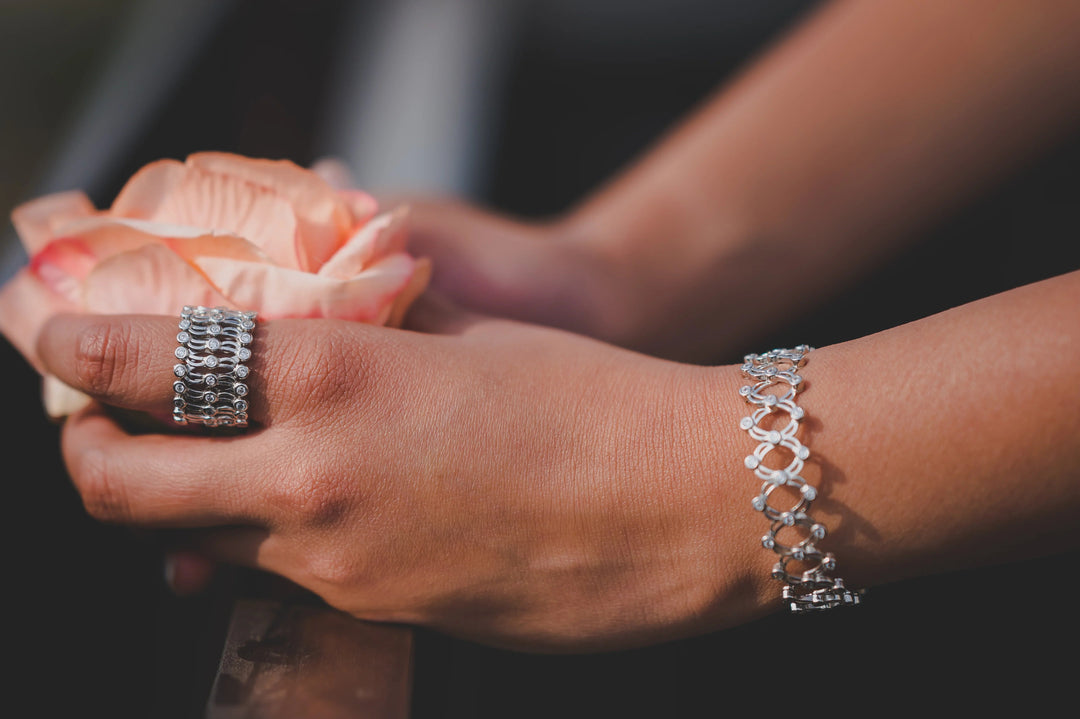 Silver Supple Bracelet - SanskrutiHomes 