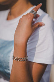 Silver Supple Bracelet - SanskrutiHomes 