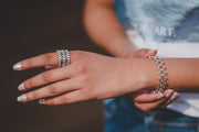 Silver Supple Bracelet - SanskrutiHomes 