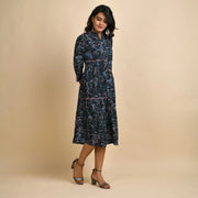 Rangdeep Women Cotton Straight Calf Length Kurti Dress