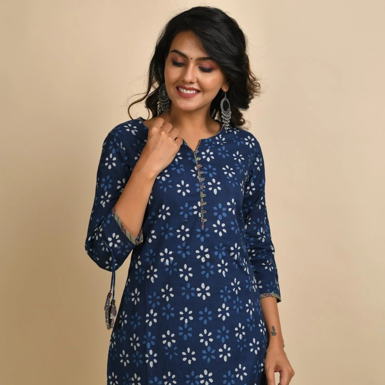 Rang Deep Women Set of Cotton Kurta with Palazzo - SanskrutiHomes 