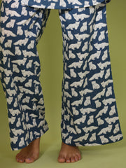 Blue Panda  Print Loungewear Set