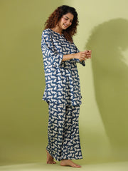 Blue Panda  Print Loungewear Set