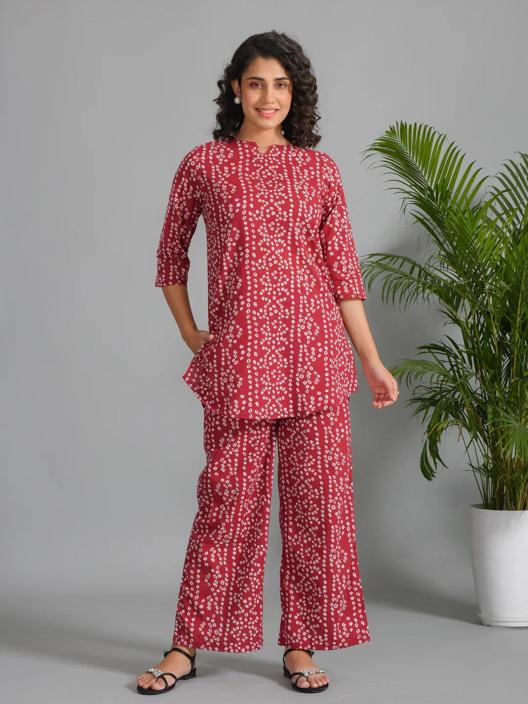Bhandej printed coord sets - SanskrutiHomes 