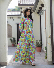 Green Skirt Co-Ord Set