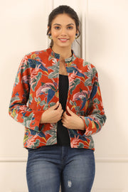Printed Women Velvet Jacket