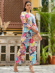 Multi-Color Cotton Co-Ord Set