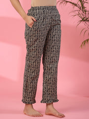 Lanes Nest Cotton Night Suit